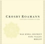 Crosby Roamann Merlot 2013  Front Label