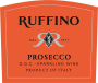 Ruffino Prosecco (187ML Split)  Front Label