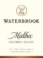 Waterbrook Malbec 2015  Front Label