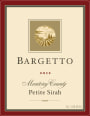 Bargetto Monterey County Petite Sirah 2012  Front Label