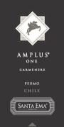 Santa Ema Amplus One Carmenere 2017  Front Label