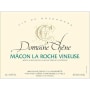 Domaine Chene Macon La Roche Vineuse Cuvee Prestige 2019  Front Label