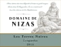 Domaine de Nizas Languedoc Les Terres Noires 2015  Front Label