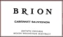 Brion Cabernet Sauvignon 2013  Front Label