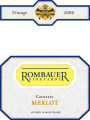 Rombauer Carneros Merlot 2006  Front Label