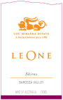 Lou Miranda Estate Leone Shiraz 2015  Front Label