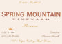 Spring Mountain Vineyard Reserve Cabernet Sauvignon 1999  Front Label