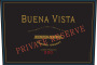 Buena Vista Private Reserve Zinfandel 2013 Front Label