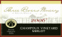 Three Rivers Champoux Vineyard Merlot 2006 Front Label