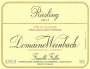 Domaine Weinbach Riesling 2017  Front Label
