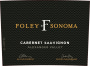 Foley Sonoma Estate Cabernet Sauvignon 2015  Front Label