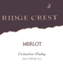 Claar Cellars Ridge Crest Merlot 2006 Front Label