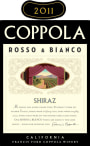 Francis Ford Coppola Rosso & Bianco Shiraz 2011 Front Label