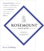 Rosemount Diamond Shiraz Cabernet 2015  Front Label