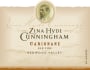Zina Hyde Cunningham Old Vine Carignane 2008 Front Label