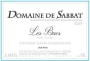 Domaine de Sabbat Les Bacs 2019  Front Label