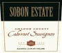 Sobon Estate Cabernet Sauvignon 2014 Front Label