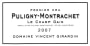 Vincent Girardin Puligny-Montrachet Le Champ Gain Premier Cru 2007  Front Label