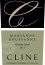 Cline Marsanne Roussanne 2011  Front Label