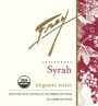 Frey Organic Syrah 2016  Front Label