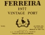 Ferreira Porto Vintage Port 1977 Front Label