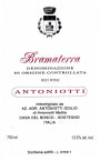 Antoniotti Odilio Bramaterra 2013  Front Label