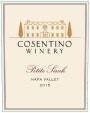 Cosentino Petite Sirah 2015  Front Label