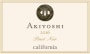 Akiyoshi Akiyoshi Akiyoshi Pinot Noir , California 2016  Front Label