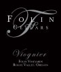 Folin Cellars Viognier 2008  Front Label
