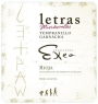 Bodegas Exeo Letras Minusculas 2016  Front Label