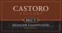 Castoro Cellars Castoro Cellars Brut Non-Vintage Sparkling Wine, California  Front Label