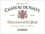 Chateau de Nalys Chateauneuf-Du-Pape 2018  Front Label
