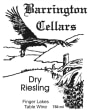 Barrington Cellars Dry Riesling 2013 Front Label