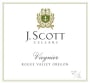 J. Scott Viognier 2014  Front Label