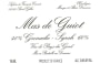 Mas de Guiot Cabernet Syrah 2007 Front Label