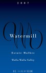 Watermill Estate Malbec 2007  Front Label
