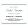 Michel Tete Domaine du Clos du Fief Michel Tete Saint Amour Les Capitans 2018  Front Label