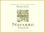 Navarro Pinot Gris 2015  Front Label