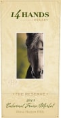 14 Hands The Reserve Cabernet Franc - Merlot 2013  Front Label