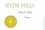 Seven Hills Winery Oregon Pinot Gris 2008 Front Label