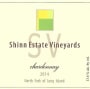 Shinn Estate Vineyards Chardonnay 2014 Front Label