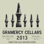 Gramercy Cellars Forgotten Hills Vineyard Syrah 2013  Front Label