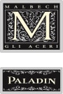 Paladin Malbech Gli Aceri 2014  Front Label