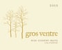 Gros Ventre Cellars High Country White 2016  Front Label