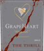 GrapeHeart The Thrill 2012  Front Label