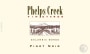 Phelps Creek Wines Pinot Noir 2010 Front Label