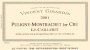 Vincent Girardin Puligny-Montrachet Le Cailleret Premier Cru 2001  Front Label