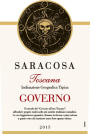 Saracosa Toscana Governo 2015  Front Label