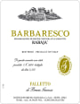 Bruno Giacosa Barbaresco Rabaja 1998  Front Label