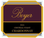 Boyer Chardonnay 2016  Front Label